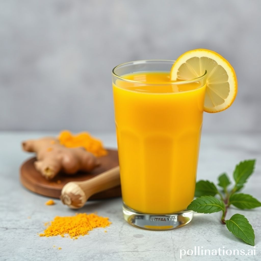 Boost Your Health with Homemade Ginger Garlic and Turmeric Juice